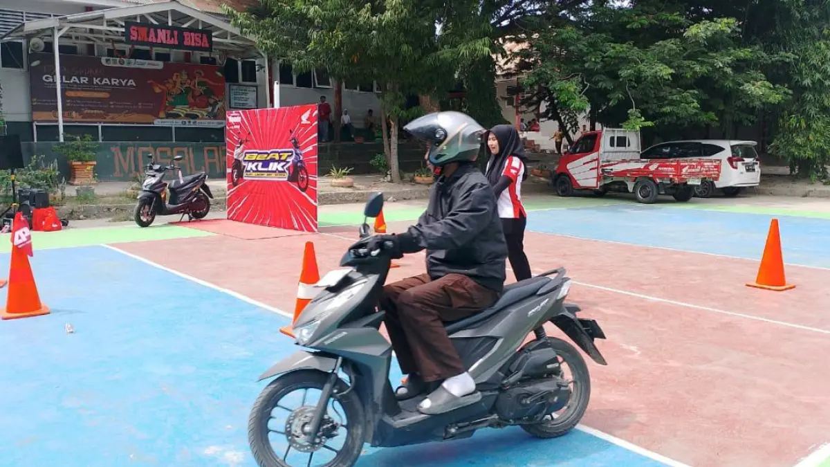ILUSTRASI Safety Riding dari Honda Anugrah Perdana. Foto istimewa&nbsp;