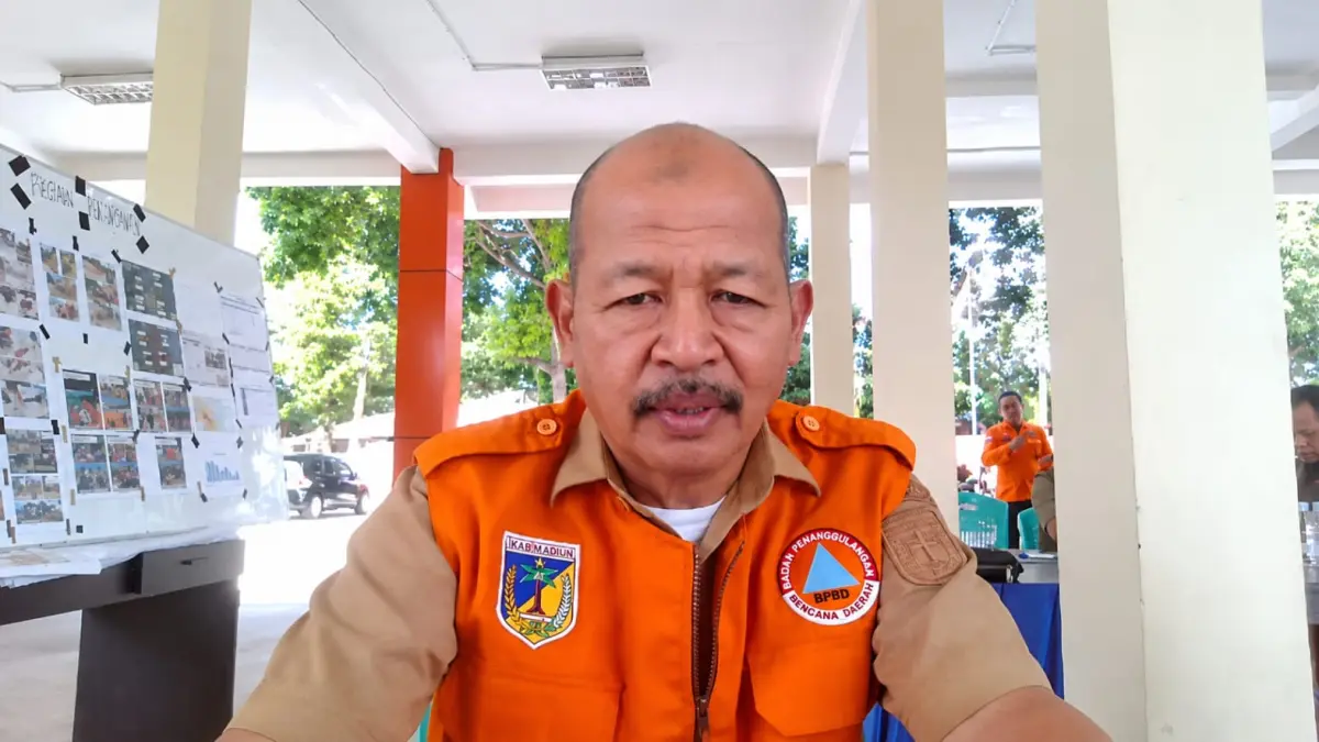 Kepala BPBD Provinsi Sulawesi Tengah, Asbudianto, dalam konferensi pers melalui Zoom Meeting, Senin (22/6/2026).(Tangkapan layer video)