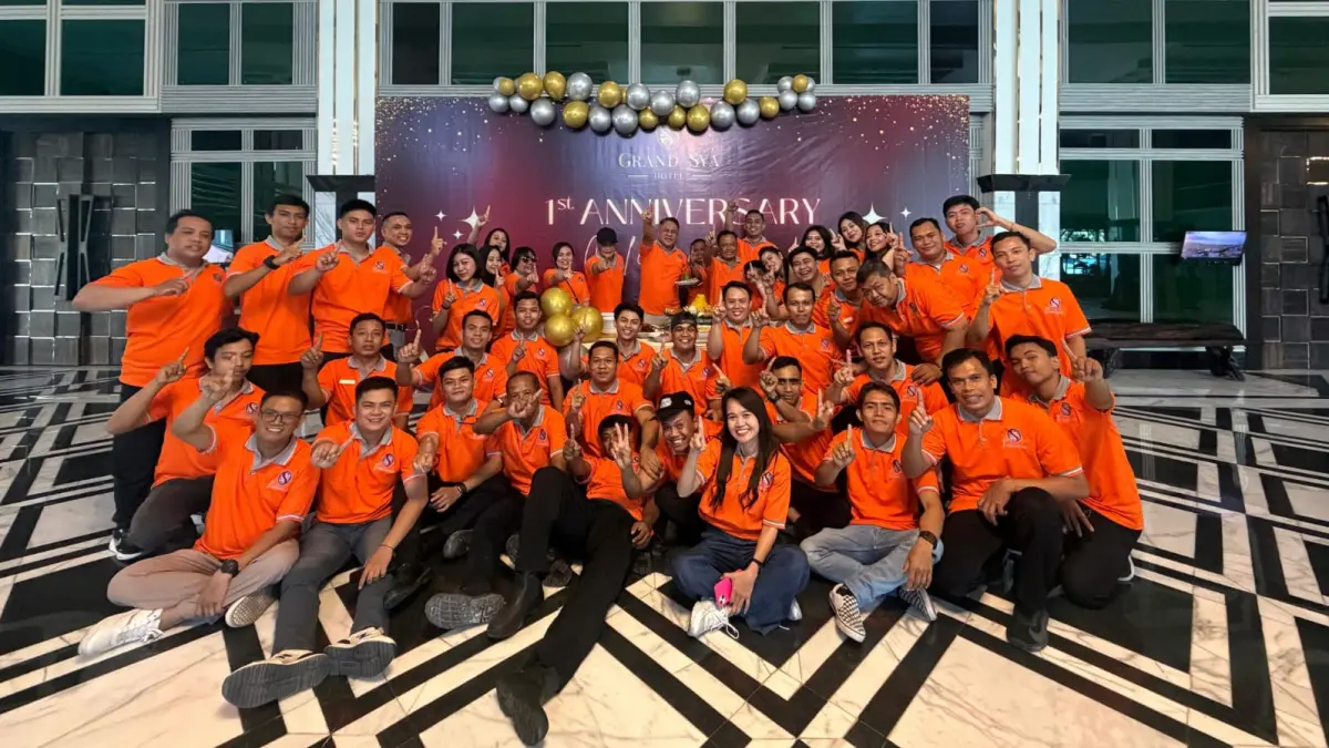 Grand Sya Hotel Palu merayakan hari jadinya yang pertama. ( Rina Abd Halik)