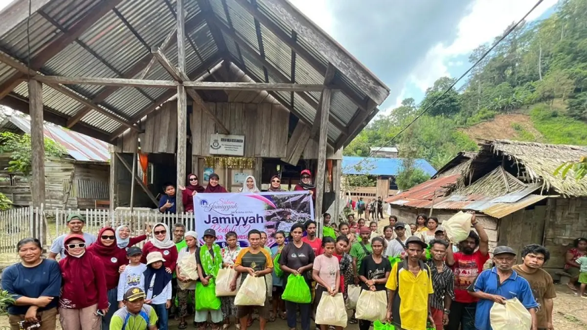 PEDULI BENCANA : Melalui aksi sosial Jam