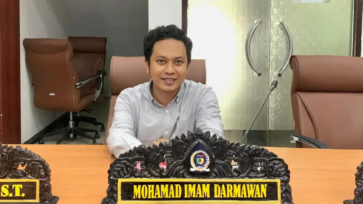 Ketua Pansus Ranperda DPRD Kota Palu Imam Darmawan.(Annisa Nurul Wibdy)