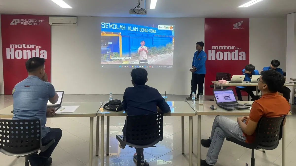 PANGGUNG NASIONAL : Prosesi seleksi regional Astra Honda SDGs Future Leaders (SFL) 2026 yang digelar di Main Dealer Anugerah Perdana.(ISTIMEWA)