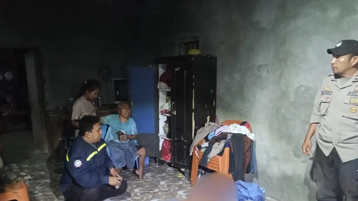 DIAMANKAN: Polisi mengamankan korban perampokan di wilayah hukum Kabupaten Buol.(FOTO: ISTIMEWA/RADAR PALU).