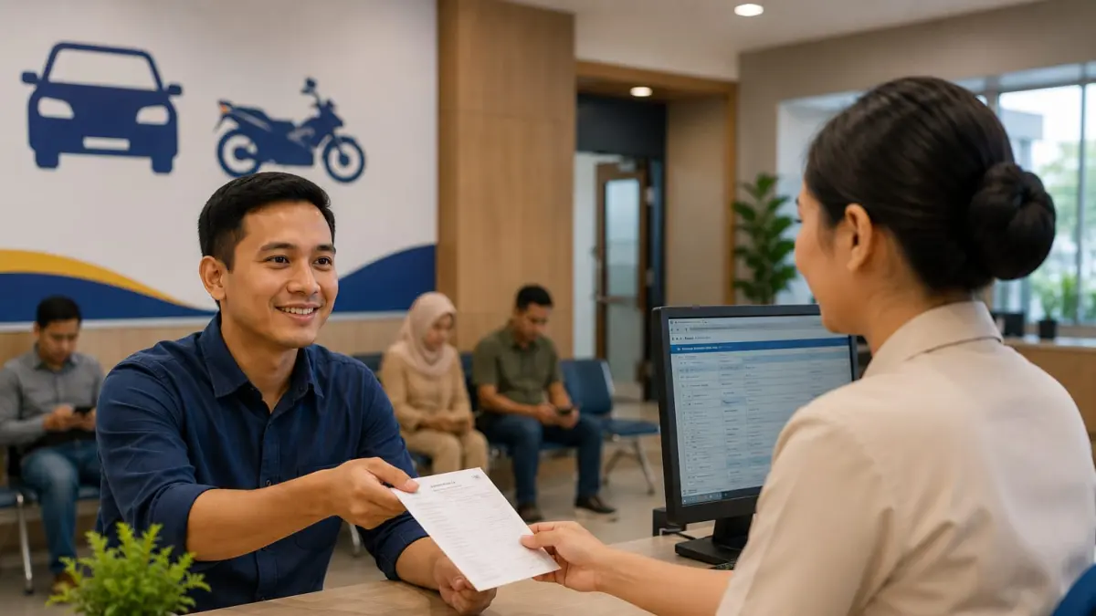 Pemerintah Provinsi Sulawesi Tengah memberikan kemudahan pembayaran Pajak Kendaraan Bermotor hingga tiga bulan sebelum jatuh tempo. (Ilustrasi AI)
