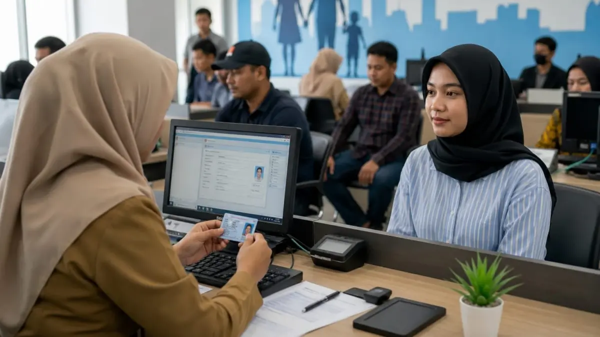 Disdukcapil Kota Palu mengimbau masyarakat aktif memperbarui data kependudukan seiring jumlah penduduk yang terus meningkat. FOTO: ILUSTRASI AI