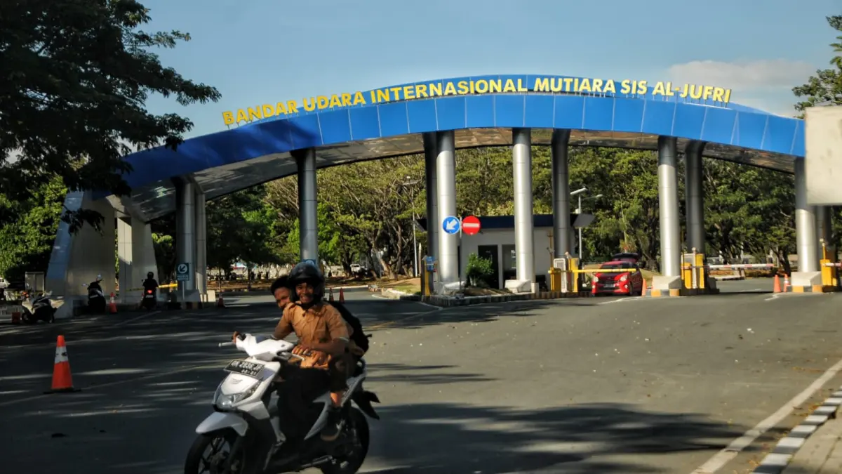 PERSIAPANNYA TAHAP FINALISASI: Bandara Internasional Mutiara Sis Aljufri Palu menargetkan akan mulai melayani penerbangan internasional pada 6 Agustus 2026 mendatang.(MUGNI SUPARDI)