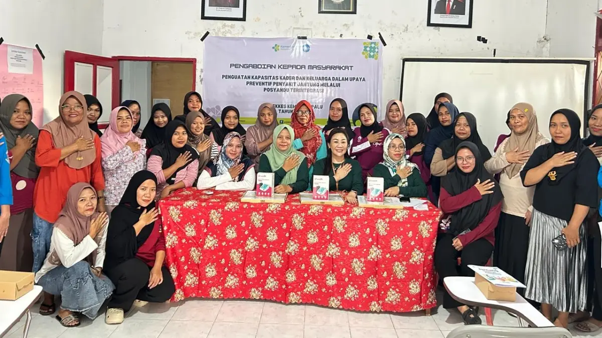 Dosen Program Studi Sarjana Terapan Kebidanan Poltekkes Kemenkes Palu melaksanakan kegiatan Pengabdian kepada Masyarakat (PKM) di Desa Guntarano, Kabupaten Donggala.