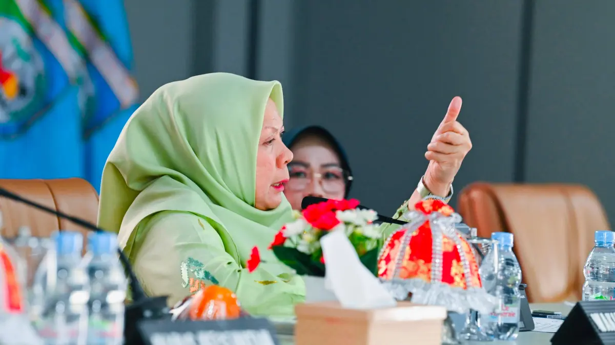 Wakil Gubernur Sulawesi Tengah dr. Reny A. Lamadjido bertemu tenaga kesehatan se-Kabupaten Morowali dan menegaskan peran penting nakes dalam menyukseskan BERANI FOTO: RO ADPIM SULTENG&nbsp;