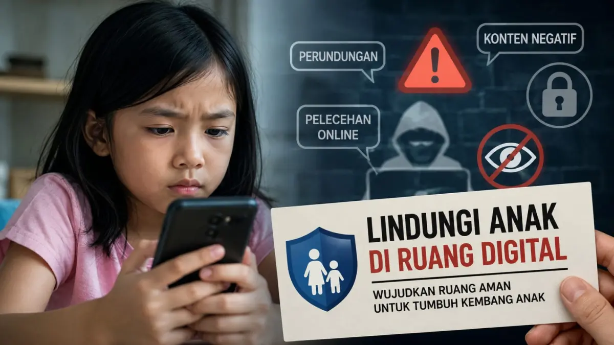 ILUSTRASI: KPAI menyoroti meningkatnya ancaman terhadap anak di ruang digital, mulai dari perundungan siber hingga penyalahgunaan teknologi Artificial Intelligence (AI).