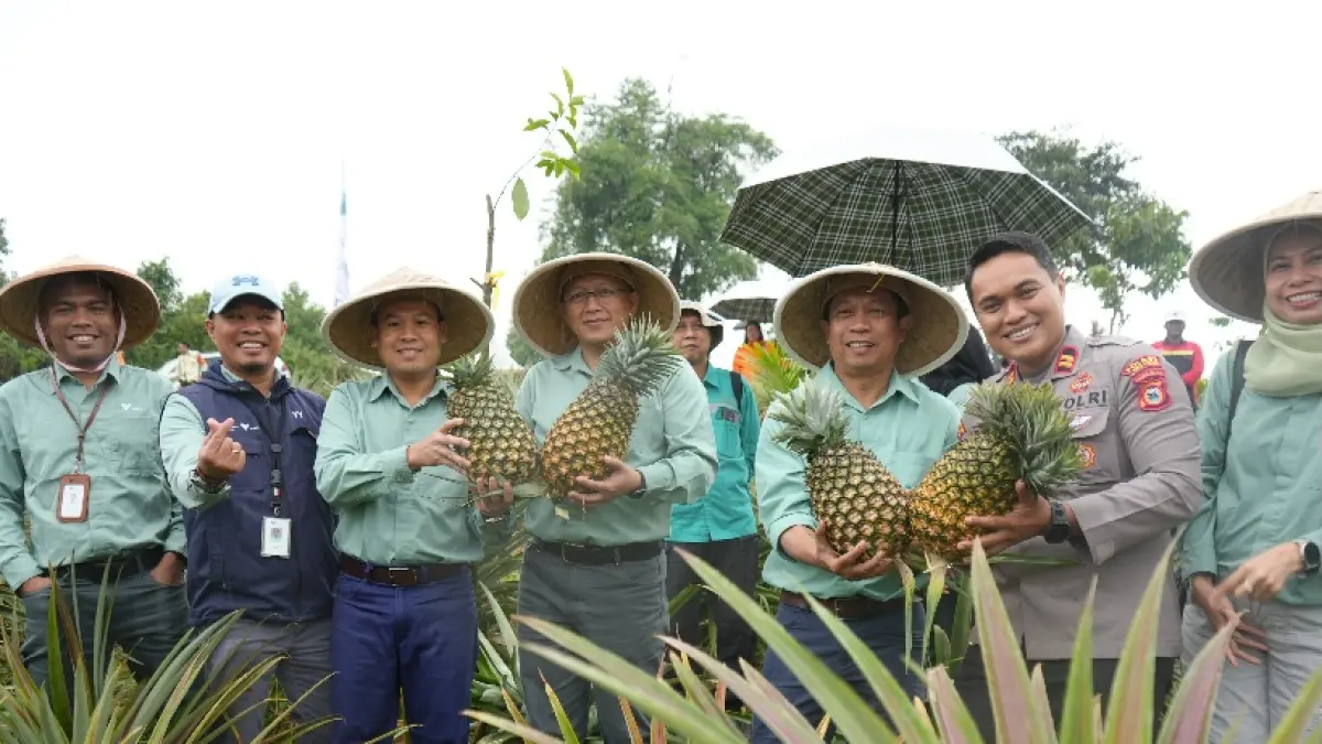 Hari Ulang Tahun ke-58 PT Vale dengan
peluncuran program berlangsung di Kawasan Agrowisata Nanas Pondata, Kecamatan Wasuponda.(Dokumentasi PT. Vale)