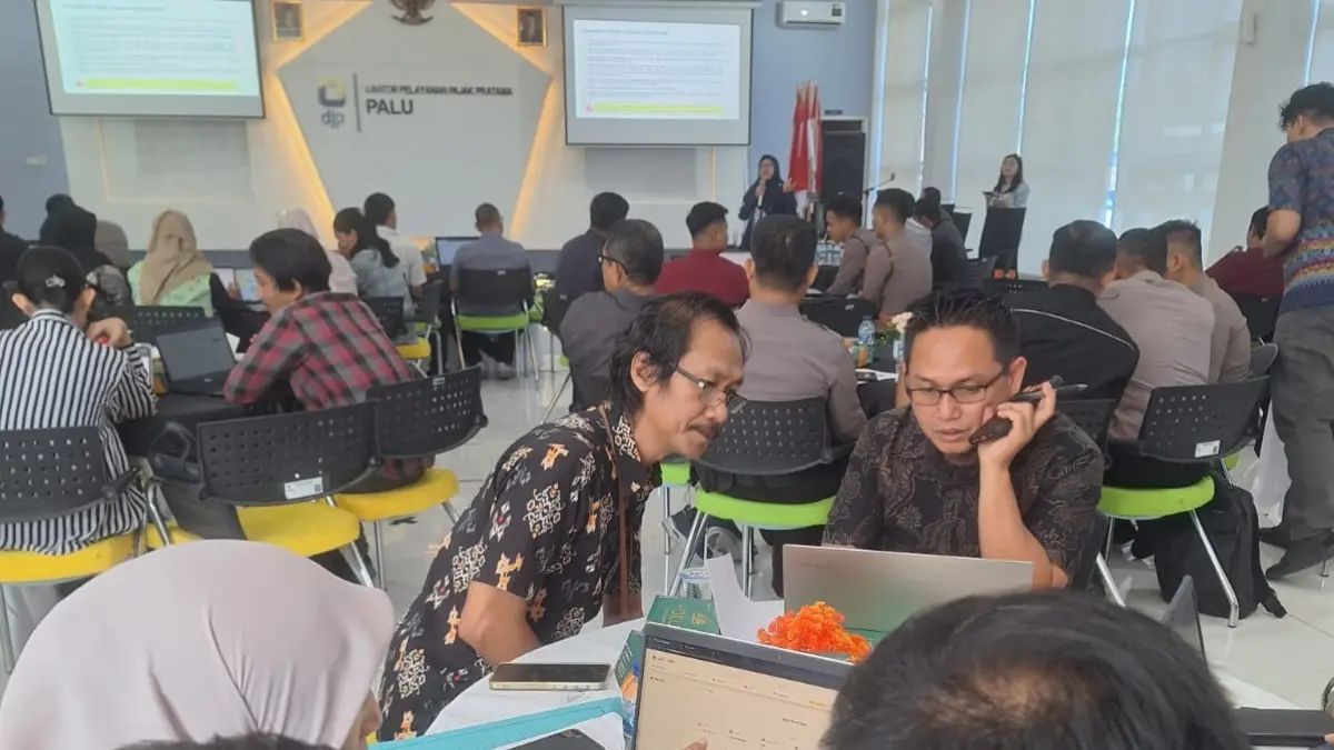 KPP Pratama Palu menggelar Sosialisasi Kewajiban Perpajakan bagi Instansi Pemerintah khusus Satuan Kerja (Satker) Vertikal/Badan/Lembaga, di Aula KPP Pratama Palu. (DOK KPP PRATAMA)