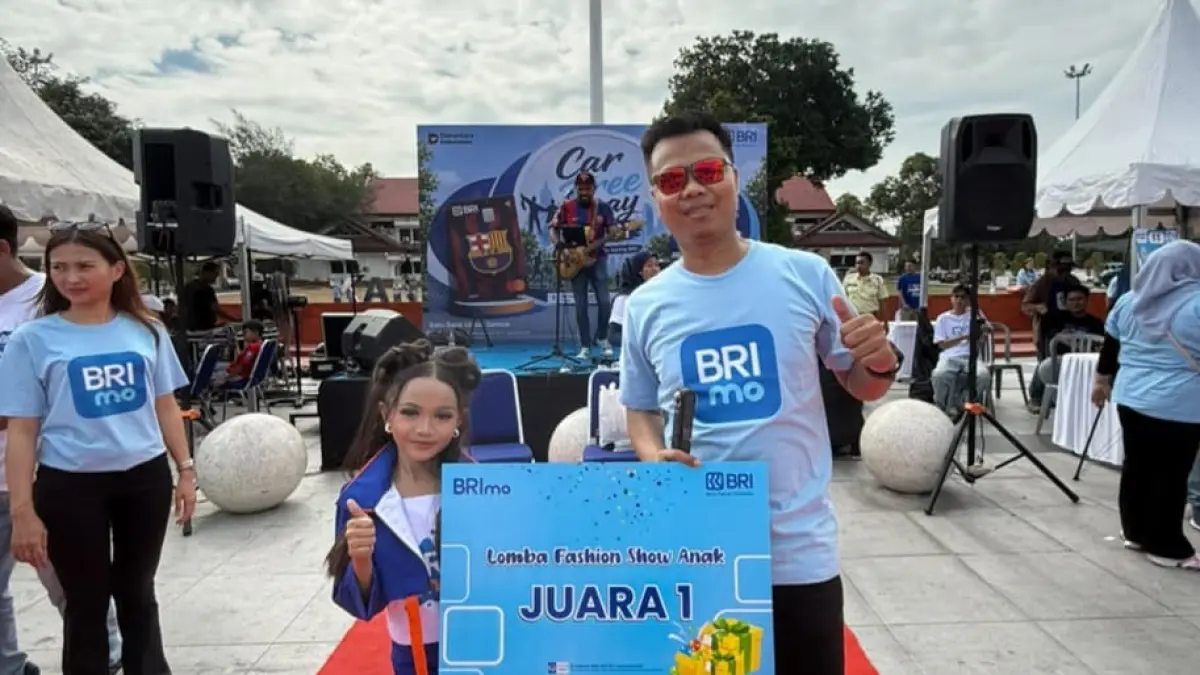 Inilah pemenang fashion show pada kegiatan BRI Car Free Day di Lapangan Vatulemo, kota Palu.