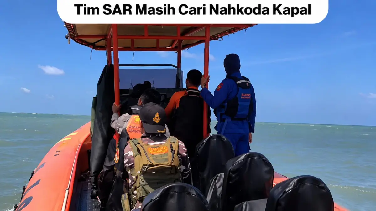 Tim SAR gabungan melakukan pencarian kapal yang membawa wisatawan asing dan dua awak di perairan Teluk Tomini, Tojo Una-Una. FOTO: Tangkapan layar @kantorsar_gorontalo