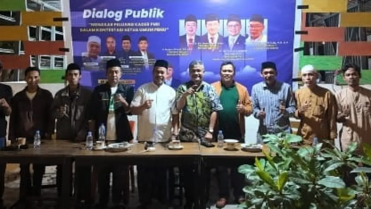 DISKUSI: Dialog publik digelar PMII Sulteng, guna merumuskan figur ketua PBNU.(FOTO: ISTIMEWA/RADAR PALU).