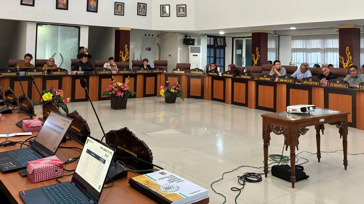 Rapat badan anggaran DPRD Kota Palu bersama OPD. FOTO: Annisa Nurul Wibdy 