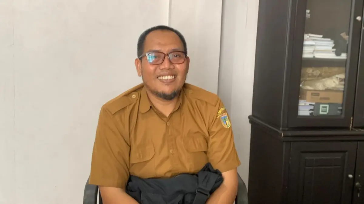 Survrayer Perdagangan Disperindag Sulteng, Arisandi. (Rina/Radar Palu)