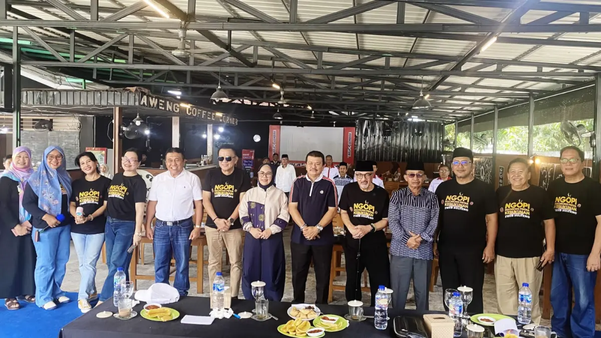 Kegiatan Ngopi Kerukunan yang digelar FKUB Provinsi Sulawesi Tengah bersama Pemerintah Kabupaten Parigi Moutong.
