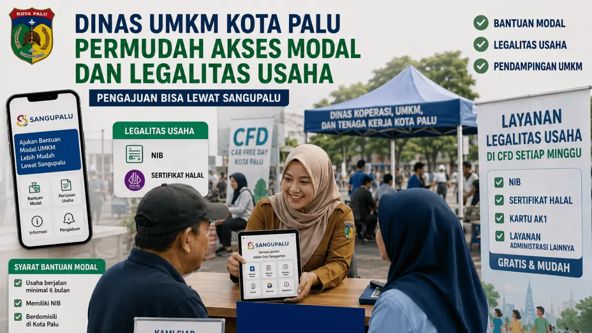 Pelaku UMKM mengajukan pembuatan legalitas usaha dengan mendatangi stan Dinas UMKM yang dibuka saat Car Free Day setiap hari Minggu. FOTO : ILUSTRASI AI