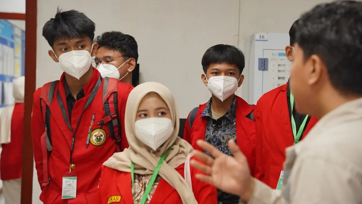 SIAPKAN SDM : Melalui Beasiswa IMIP Bersinergi, sebuah program pemberdayaan pendidikan yang telah berjalan sejak tahun 2022.(Dokumentasi PT IMIP)