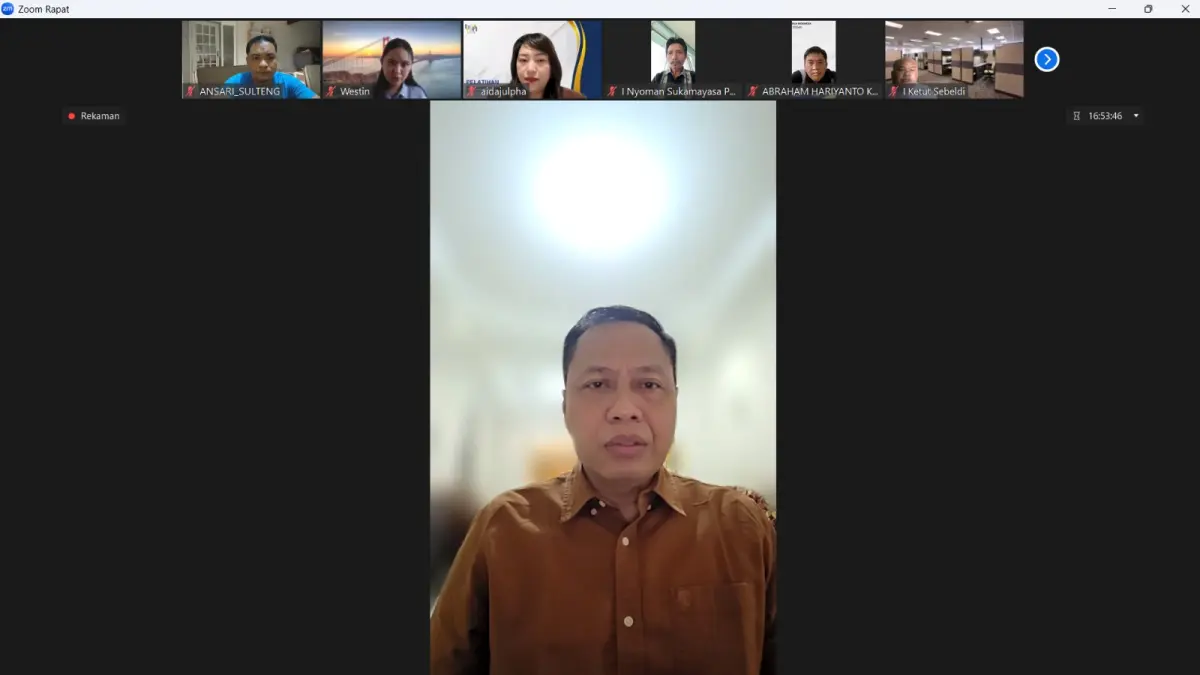 Kepala Kanwil Kemenkum Sulteng, Rakhmat Renaldy, meminta seluruh unit kerja segera melakukan evaluasi dan penyesuaian kembali Rencana Penarikan Dana (RPD).