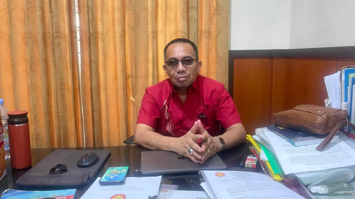 Pakar Ekonomi Universitas Tadulako, Patta Tope, Ketika Diwawancarai, Kamis (30/07)