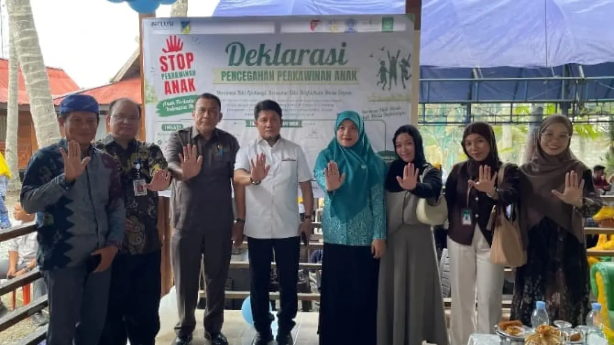KOMITMEN: Pimpinan Cabang (PC) Fatayat Nahdlatul Ulama Kabupaten Touna, kembali menunjukkan komitmennya dalam upaya pencegahan dan penanganan perkawinan anak melalui kolaborasi strategis bersama DPD Ikatan Penyuluh Keluarga Berencana Indonesia (IPeKB) Provinsi Sulawesi Tengah.(FOTO: HERIYANTO LIMAHU/RADAR PALU).