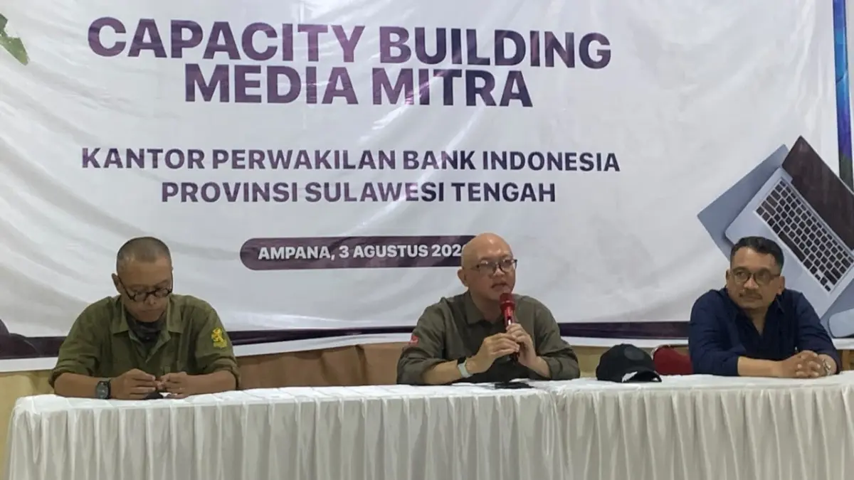 Kantor Perwakilan Bank Indonesia (KPwBI) Provinsi Sulawesi Tengah laksanakan Capacity Building Forum Media Mikrodisku.(Rina Abd Halik)
