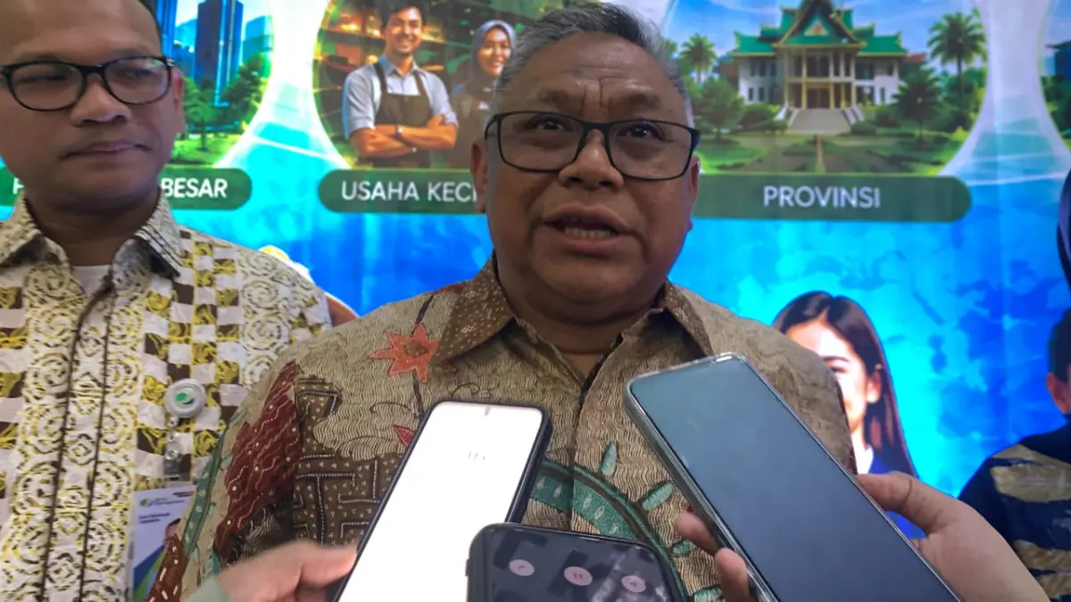 Dewan Pengawas BPJS Ketenagakerjaan, Swartoko.(RINA ABD HALIK)