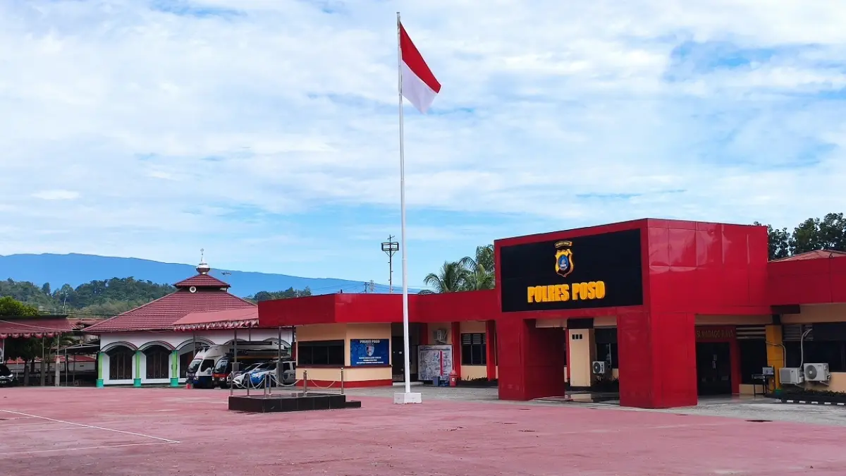 Markas Polres Poso.(FOTO: ISTIMEWA/RADAR PALU)