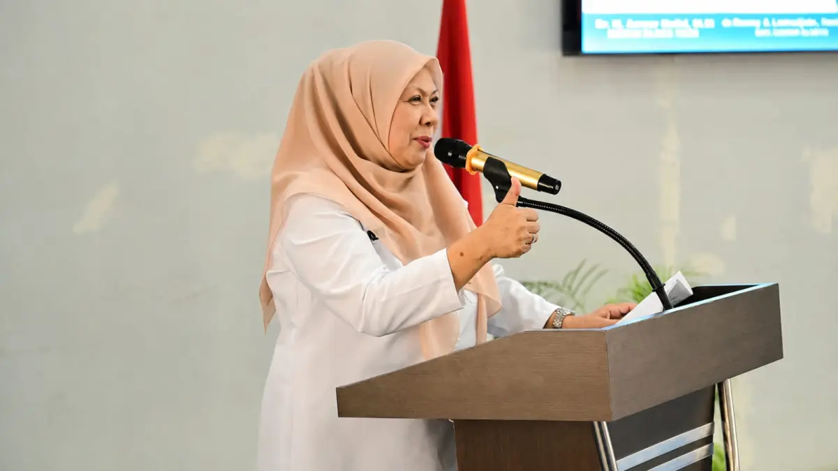Wakil Gubernur Sulawesi Tengah, Reny Lamadjido, membuka sosialisasi pencegahan perkawinan usia anak, pentingnya akta kelahiran, dan keluarga taat pajak di Aula Bapenda Sulawesi Tengah, Rabu (5/8/2026). FOTO: BIRO ADPIM SULTENG&nbsp;