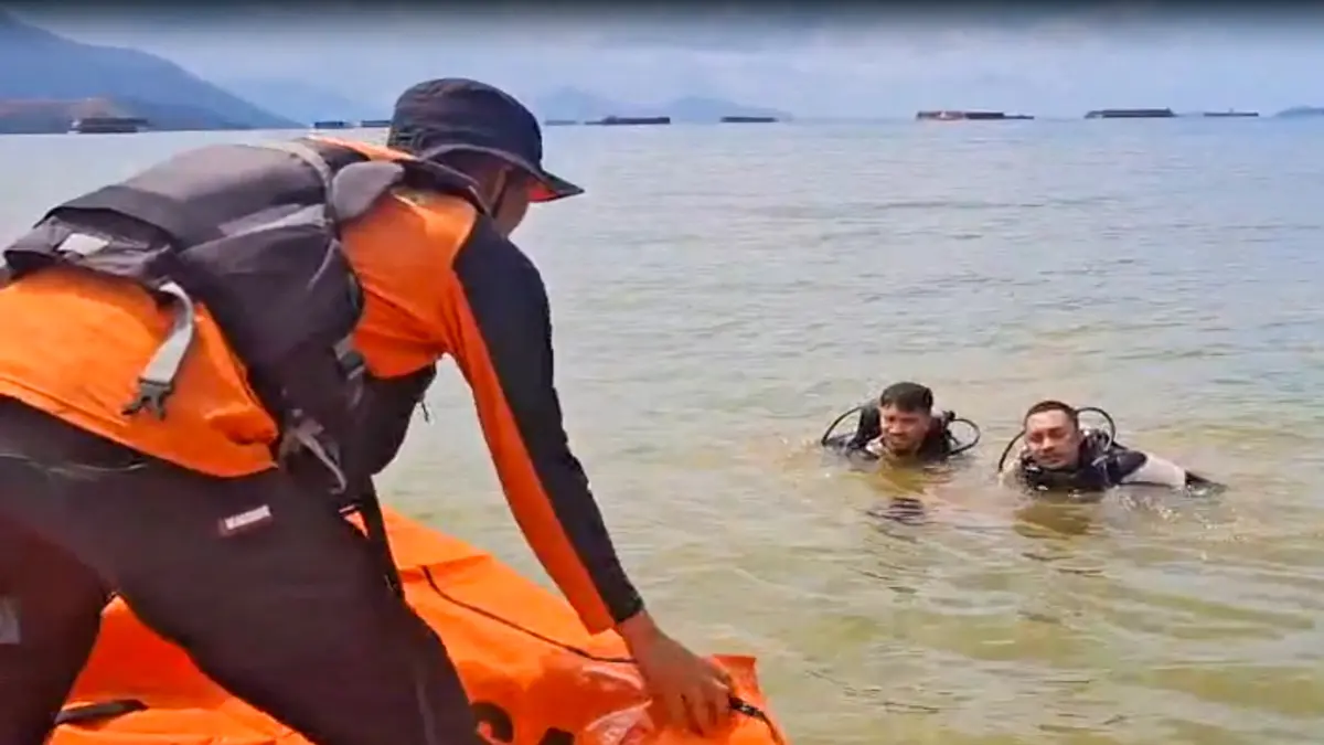 BERHASIL - Tim penyelam SAR Gabungan Basarnas menemukan jenazah Supriadi di kedalaman sekitar 15 meter di hari kedua pencarian, Rabu (5/8/2026) sekira pukul 11.30 WITA. (FOTO: SAR MOROWALI/RADAR PALU)