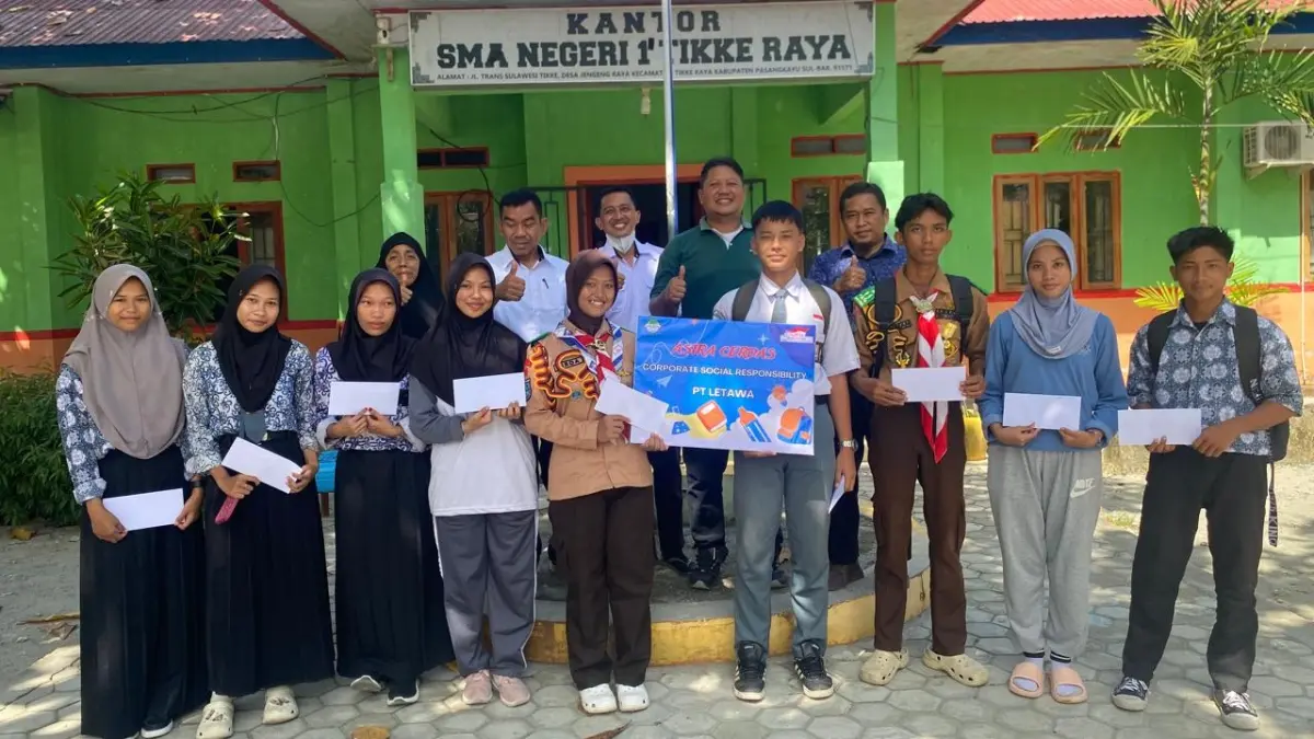 PT Letawa terus menujukkan komitmennya dalam mendukung peningkatan kualitas pendidikan melalui program CSR Astra Cerdas.
