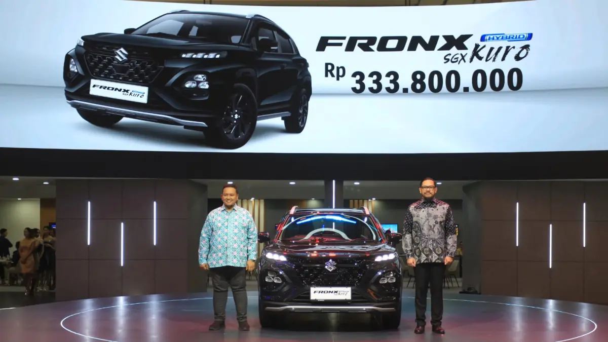  PT Suzuki Indomobil Sales (SIS) secara resmi meluncurkan Suzuki Fronx SGX Hybrid Kuro, sebagai flagship varian, pada ajang GAIKINDO Indonesia International Auto Show (GIIAS) 2026. 