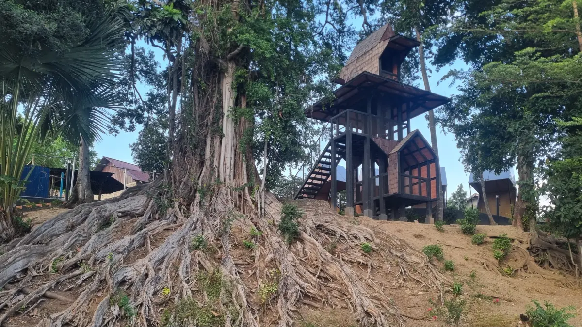 Lahan yang Semula Terbengkalai Kini Berubah Menjadi Taman RTH Mebere di Kelurahan Lasoani, Jumat (07/08/2026). FOTO: MOH FATHAHILA