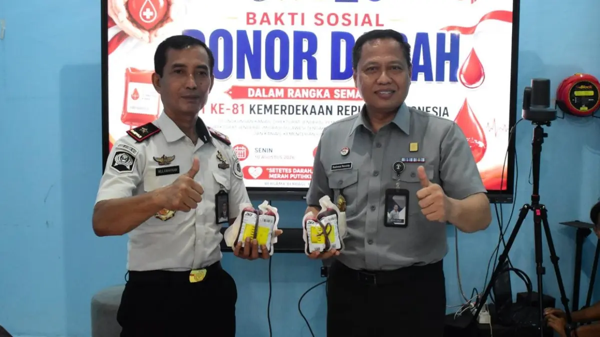 Semangat menyemarakkan Hari Ulang Tahun (HUT) Ke-81 Kemerdekaan Republik Indonesia dan Hari Pengayoman Ke-81 Tahun 2026 diwujudkan jajaran Insan Pengayoman di Sulawesi Tengah melalui aksi nyata kepedulian sosial.