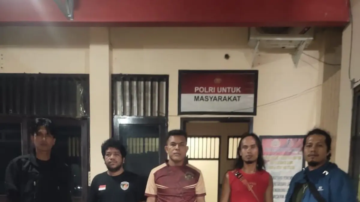 DIAMANKAN: Kasat Reskrim Polres Touna AKP Syarif, mengatakan terduga pelaku diamankan sekitar pukul 22.30 WITA di wilayah Desa Sabulira Toba.(FOTO: HERIYANTO LLIMAHU/RADAR PALU).
