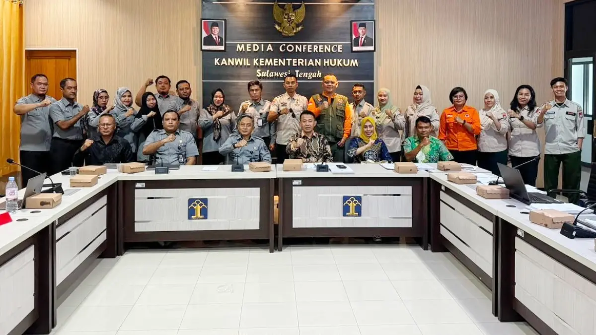Fasilitasi harmonisasi dua Rancangan Peraturan Bupati (Raperbup) Kabupaten Banggai, Selasa (11/8/2026).