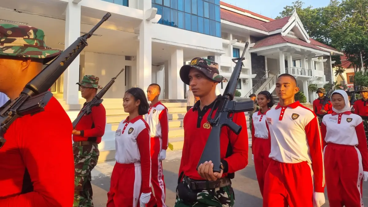 Proses Latihan Gabungan Capaska Sulteng dan TNI/POLRI, Selasa (11/08/2026). FOTO: MOH FATHAHILA