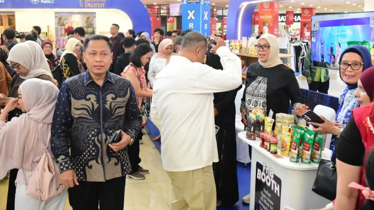 Kakanwil Kemenkum Sulteng), Rakhmat Renaldy, menghadiri pembukaan Posalia Sulteng Digifest yang digelar oleh Kantor Perwakilan Bank Indonesia Provinsi Sulawesi Tengah di Atrium Palu Grand Mall, Selasa (11/8/2026).