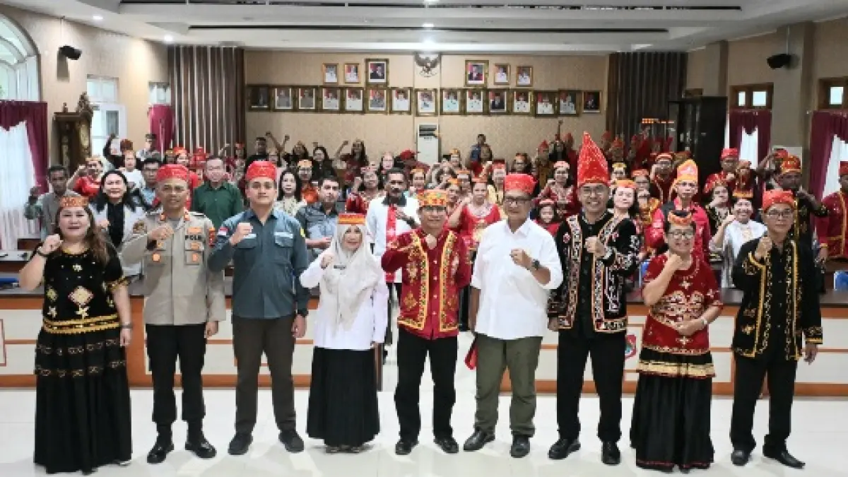 Pelantikan pengurus daerah PERMIPPOS Kabupaten Banggai.(Dokumtasi PERMIPPOS)