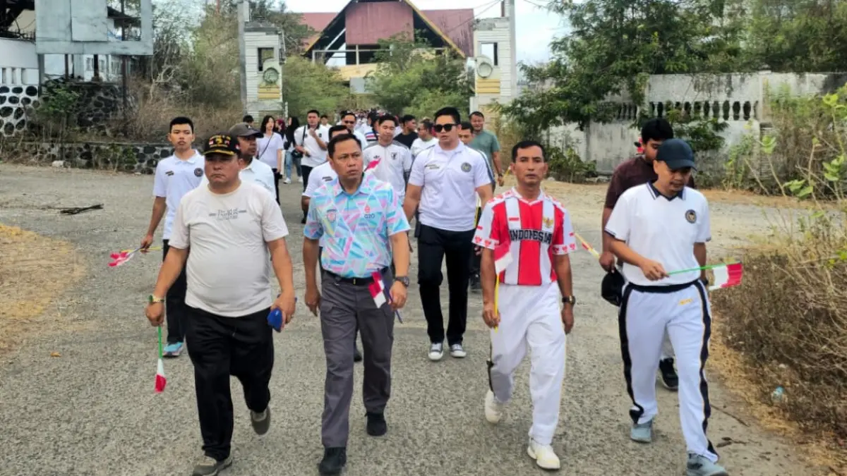 Fun Walk yang diselenggarakan oleh Kantor Wilayah Direktorat Jenderal Imigrasi Sulawesi Tengah, Jumat (14/8), bertempat di lingkungan Kantor Wilayah Direktorat Jenderal Imigrasi Sulawesi Tengah.