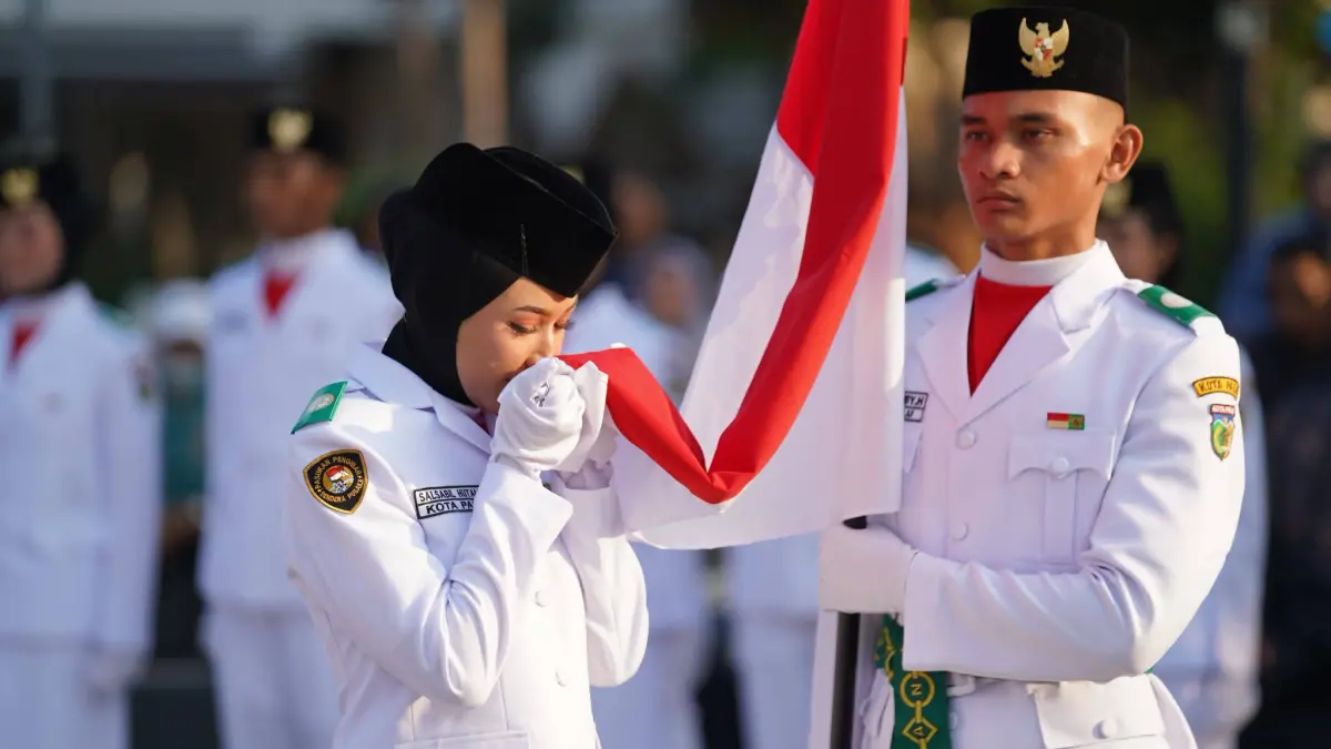 Pengukuhan Calon Pasukan Paskibraka Kota Palu Tahun 2026, Minggu (16/08/2026). FOTO: DOK. PEMKOT PALU
