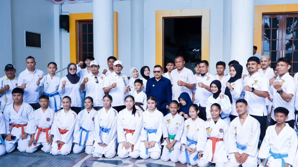 KARATE: Sebanyak 30 atlet karate Banggai juga dipersiapkan mengikuti Wadokai Day Karate Open Tournament Series III Tahun 2026 di Palu.(FOTO: NENDRA PRASETYA/RADAR PALU).
