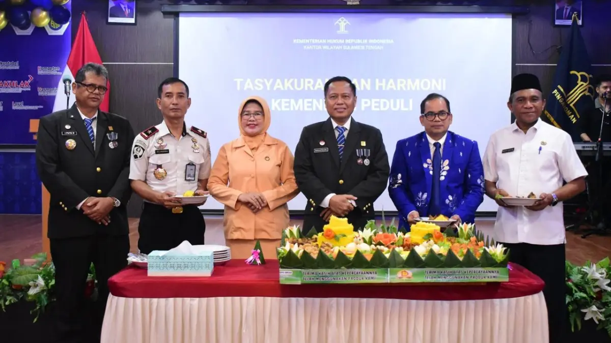 Tasyakuran Hari Pengayoman Ke-81 Tahun 2026 sebagai momentum mempererat silaturahmi, memperkuat sinergi, sekaligus merefleksikan kembali semangat pengabdian insan Pengayoman kepada masyarakat, bangsa, dan negara.