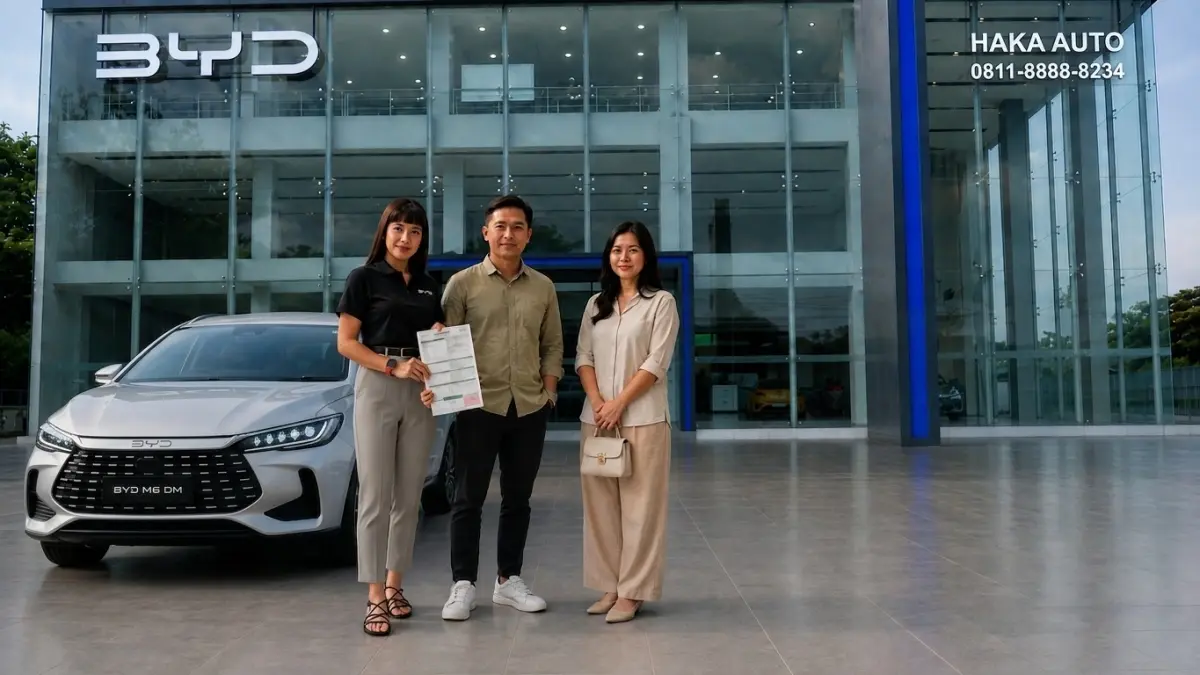 BYD M6 DM menawarkan kombinasi efisiensi, performa, dan fungsionalitas sebagai MPV keluarga dengan teknologi Dual Mode.(DOK:BYD Haka).