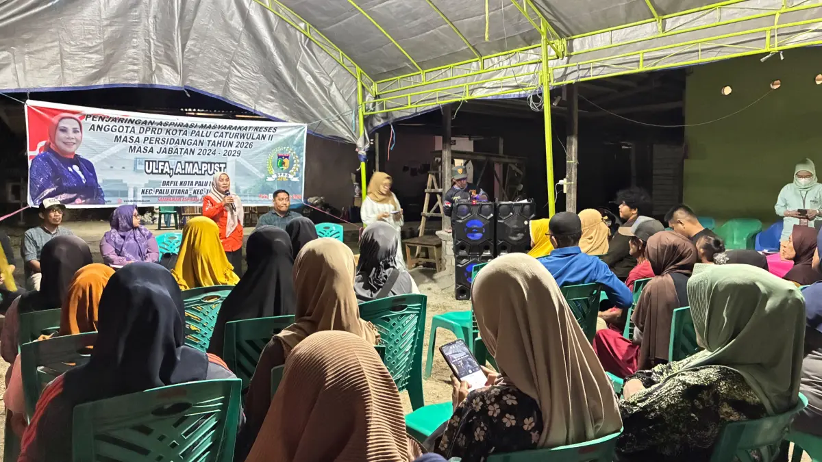 Reses Ulfa A.MA.Pust Anggota DPRD Kota Palu.&nbsp;FOTO: Annisa Nurul Wibdy. 