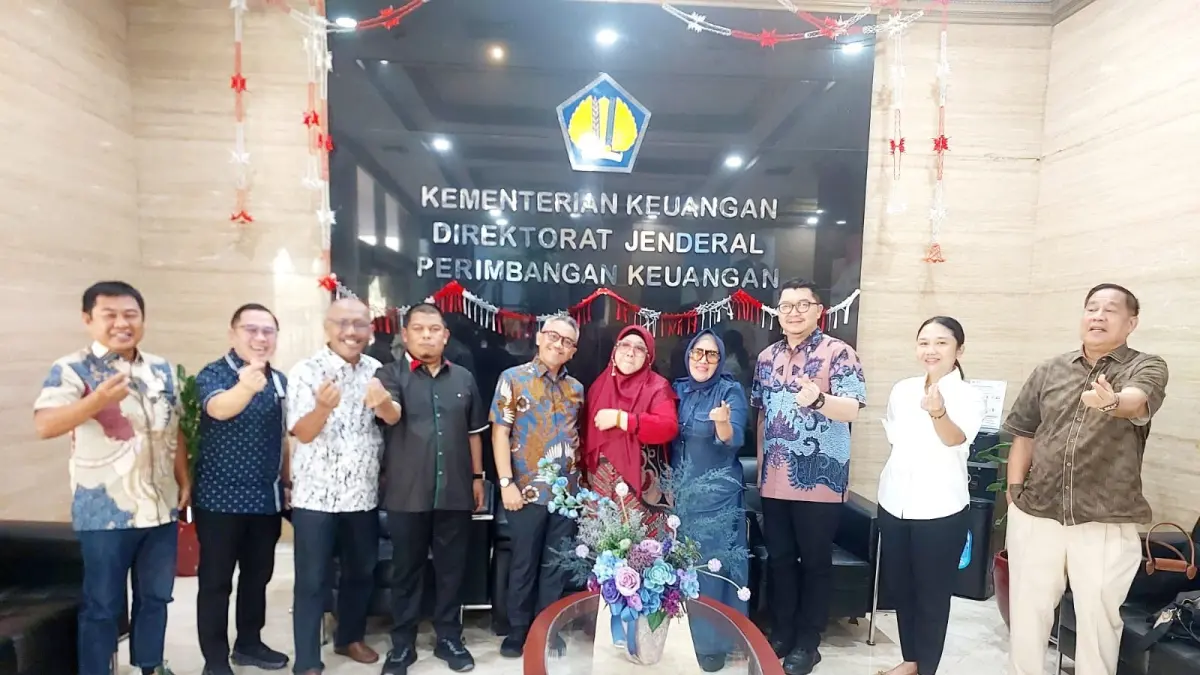 KURANG BAYAR: Banggar DPRD Sulteng dalam kunjungan kerja ke Kementerian Keuangan Republik Indonesia. Rombongan Banggar dipimpin Wakil Ketua II DPRD Sulteng, Syarifudin Hafid.(FOTO: HUMAS DPRD SULTENG/RADAR PALU).