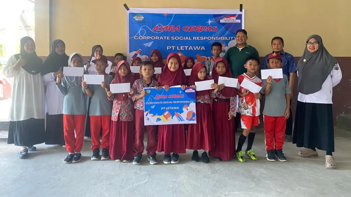 PT Letawa kembali menunjukkan komitmennya dalam mendukung peningkatan kualitas pendidikan melalui program Corporate Social Responsibility (CSR) Astra Cerdas