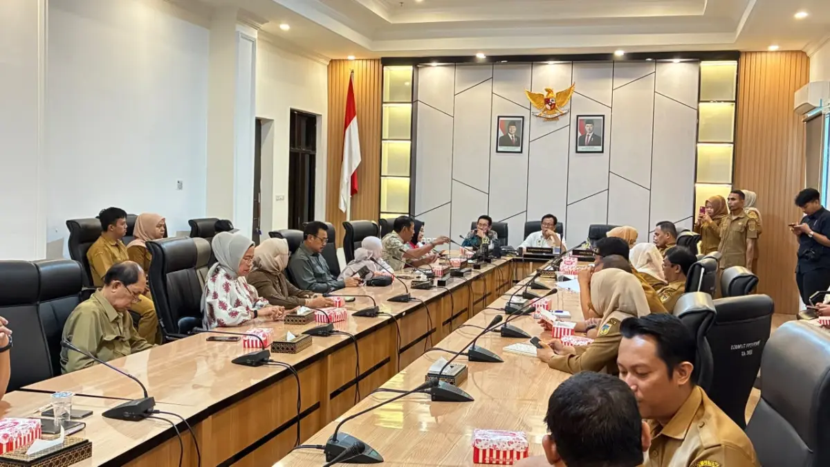 Rapat Dengar Pendapat Komisi I bersama Sekretariat dan OPD.&nbsp;FOTO: Annisa Nurul Wibdy. 