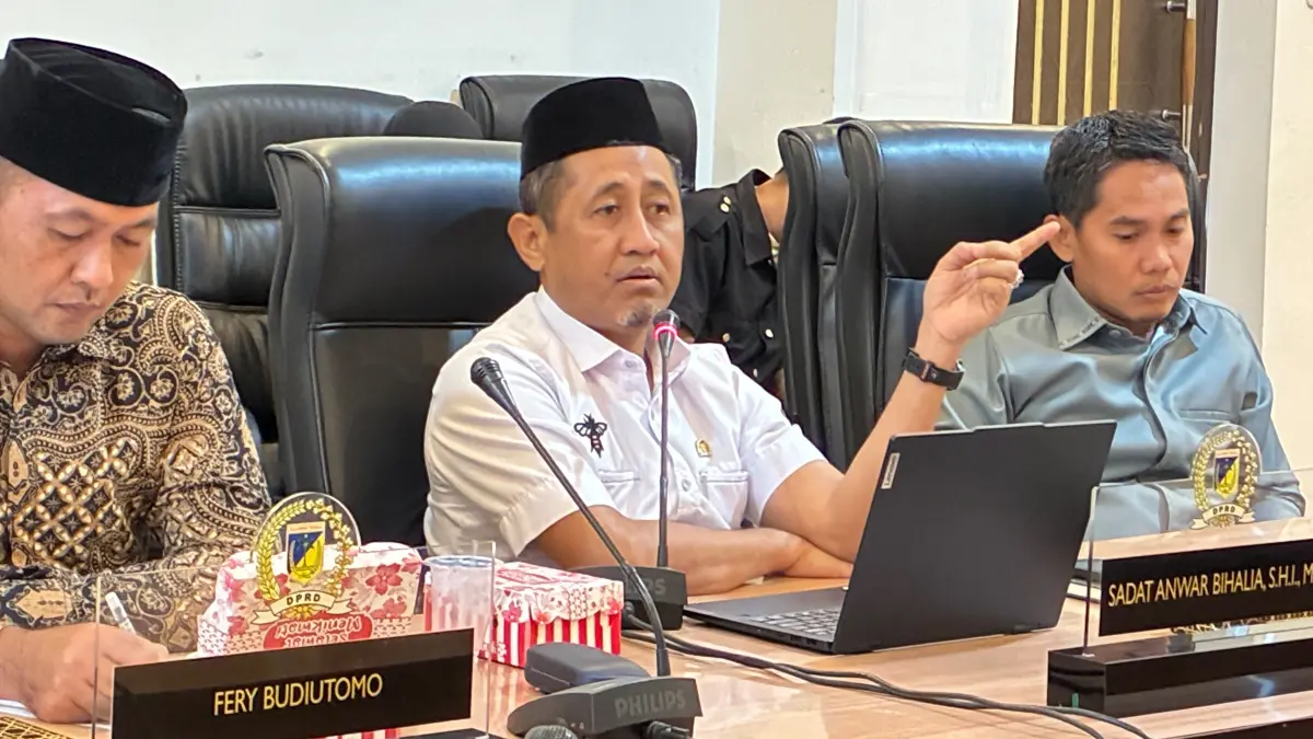 Anggota Komisi III DPRD Provinsi Sulawesi Tengah, Sadat Anwar Bihalia FOTO: Annisa Nurul Wibdy. 